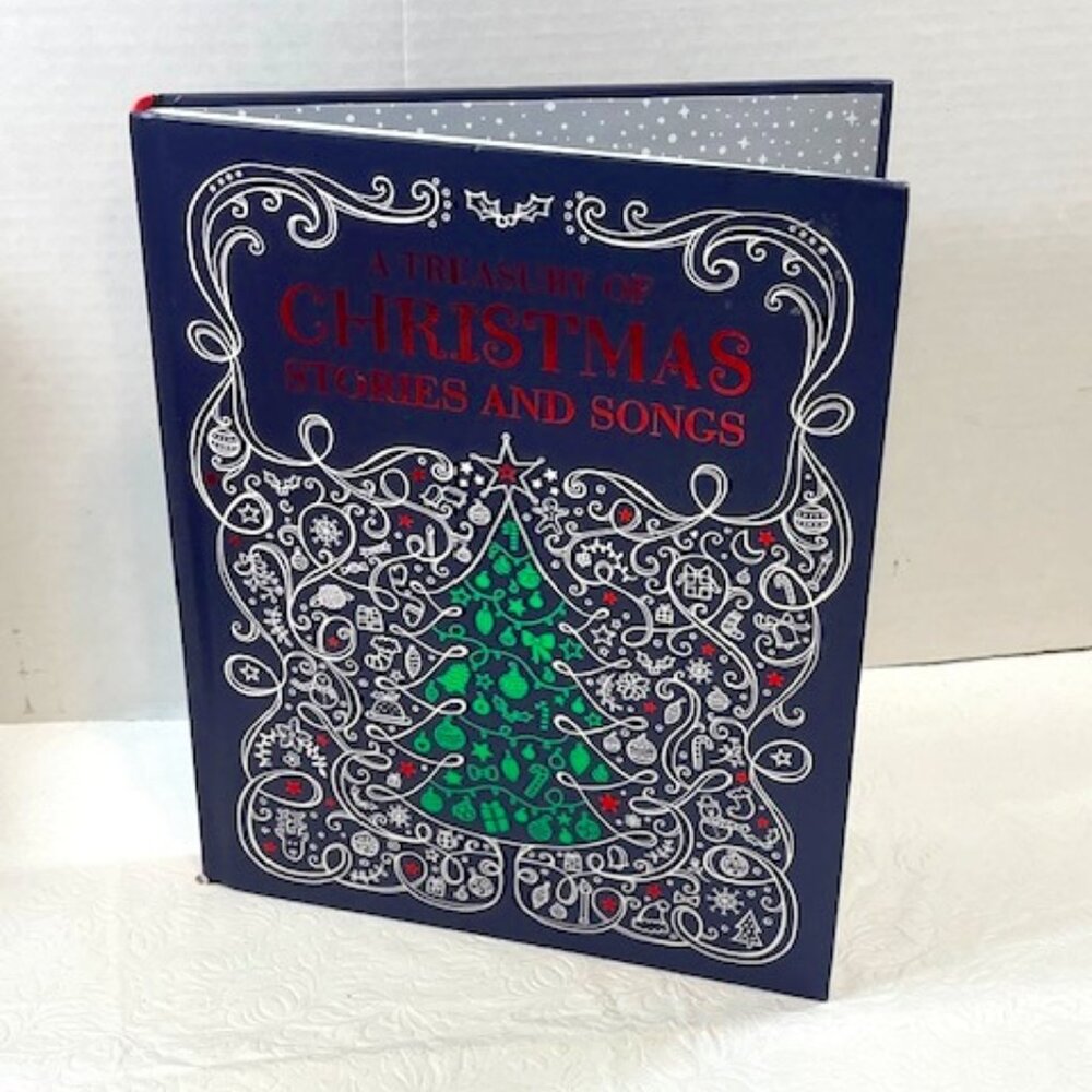 Book: A Treasury of Christmas Stories and Songs Hardcover 18 Stories 2018